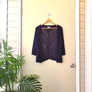 CB Est. 1962 Navy Blue Mid Sleeve Cardigan